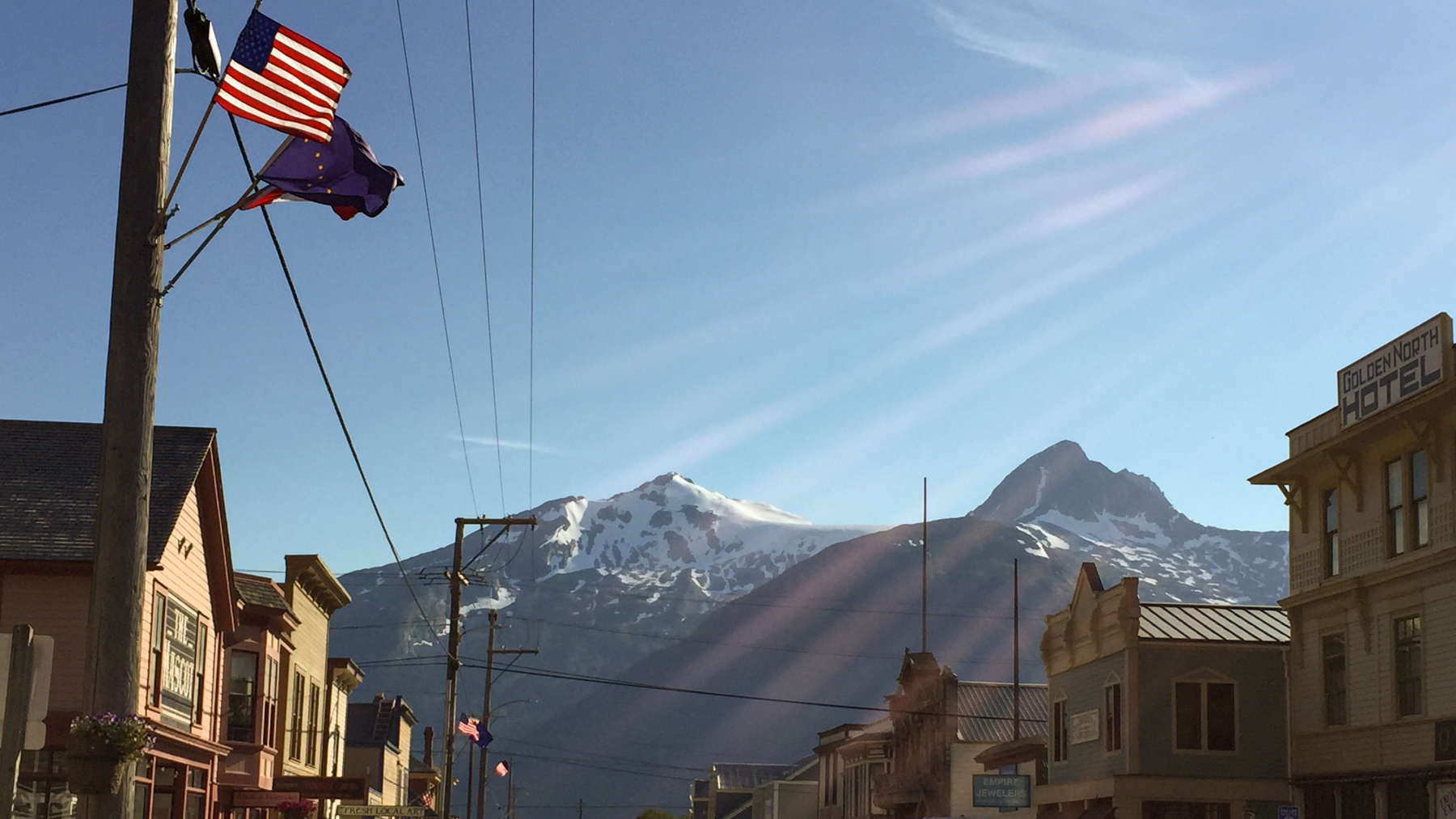Skagway, Alaska  - The John Wayne film North to Alaska was filmed nearby.