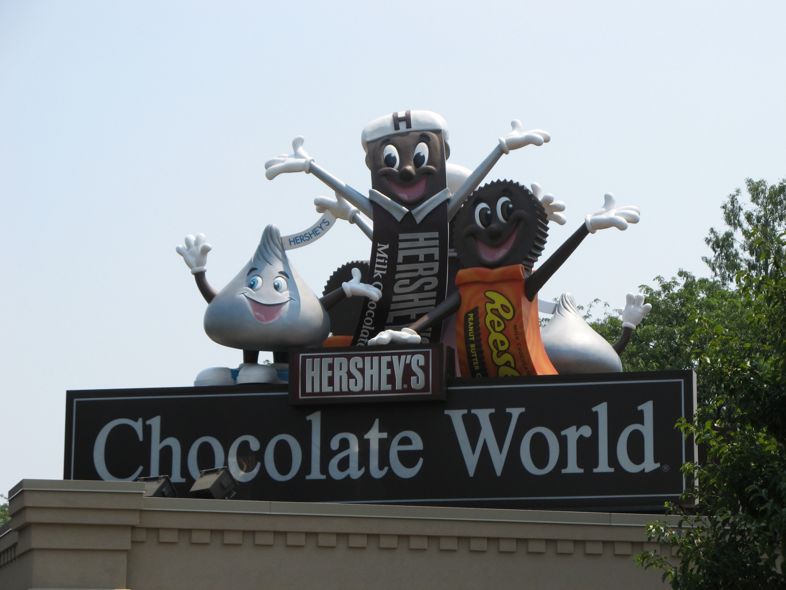 Hershey's Chocolate World Sign