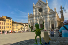 Basilica of Santa Croce in Florence, Italy
