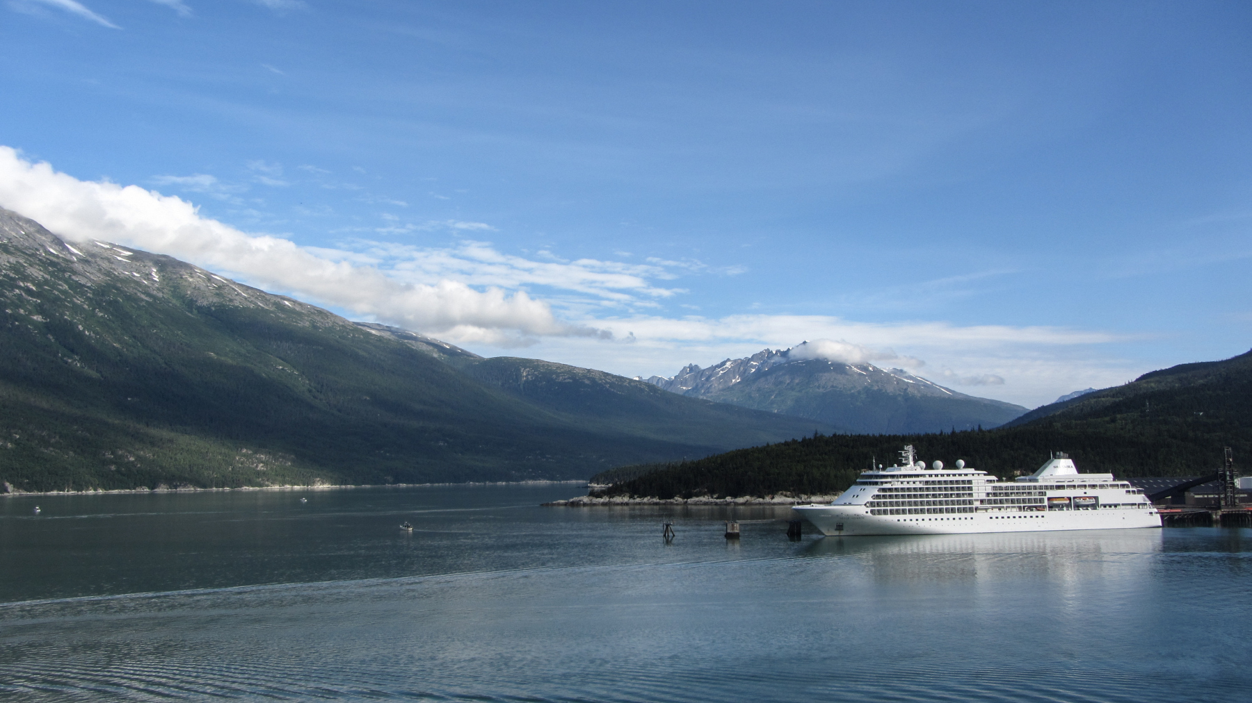 Silver Shadow Cruise Ship in Alaska