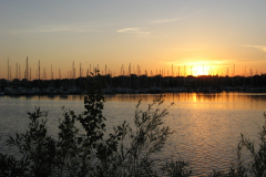 Sunset in Colonel Samuel Smith Park