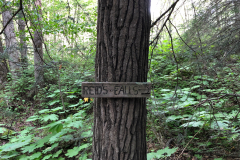 Reid Falls sign
